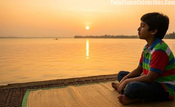 A breathtaking view of the wetlands with white birds in flight against a soft morning sky.